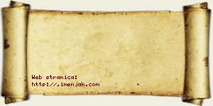 Olivera Hrnjaković vizit kartica